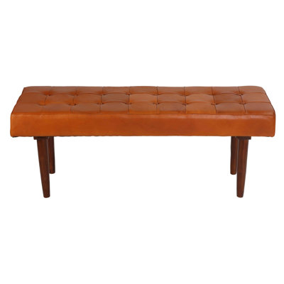 Banc en cuir véritable