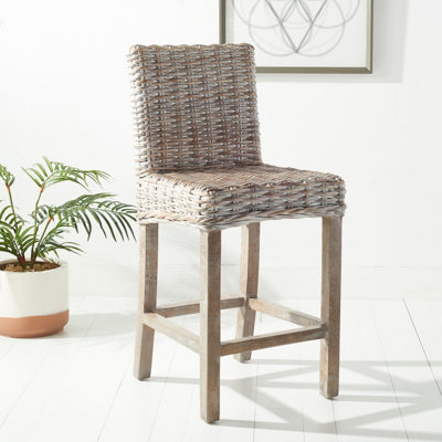 Normandie Counter Stool with Solid Wood Frame
