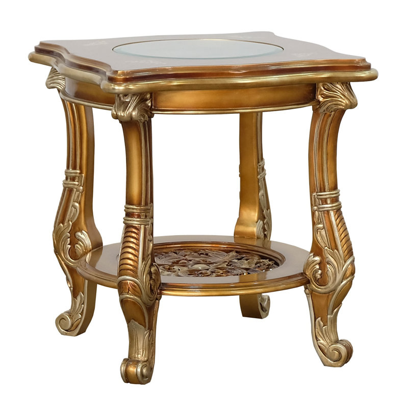 Luxor Glass End Table