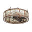 Lady Slipper LED Downrod Ceiling Fan