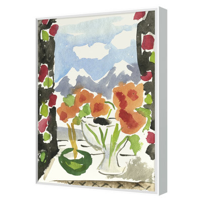 Traveling Begonias Print by Dana Gibson