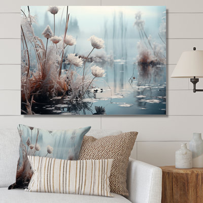 «Winter Reverie at the Lake I», reproduction sur toile