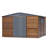 Outdoor Storage Shed With Lockable Door And Window-128562474