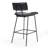 Set of 2 Palgrave Bar Stool with Black Metal Legs-1193631264-1193631265