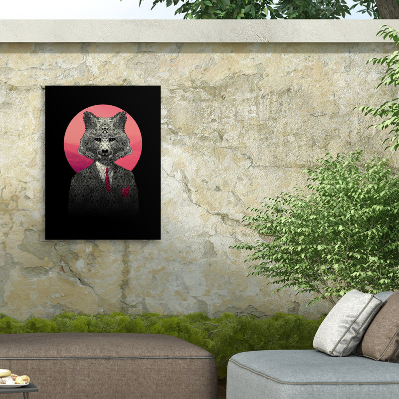 Toile d'extérieur Ali Gulec Fox, H 14 po x l 19 po