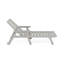 Chaise longue à dossier réglable Clairan-1483947110