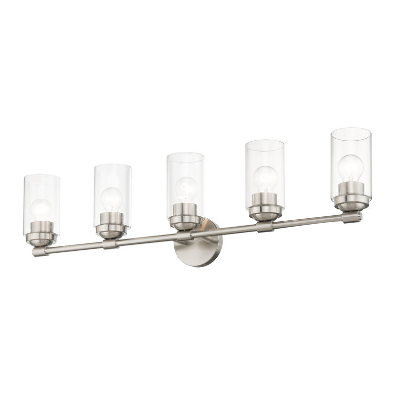 Ashveen 5 - Light Dimmable Vanity Light, Brushed Nickel