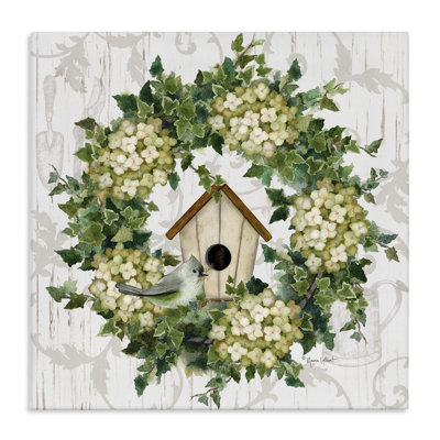 Art mural sur toile Spring Spring Birdhouse