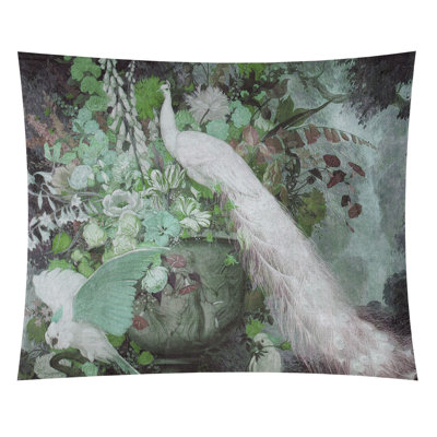 Tapisserie murale peacock Maciel