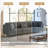 Seemab 120.6" W Corduroy 3-Piece Upholstered Standard Sectional-1869429951