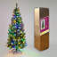 72cm H Lighted Artificial Christmas Tree