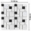 Academy Random Sized Straight Edge Porcelain Versailles Mosaic Wall & Floor Tile-1806819464
