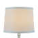 7" H X 9" W Empire Lamp Shade - (Spider Attachment) In Linen