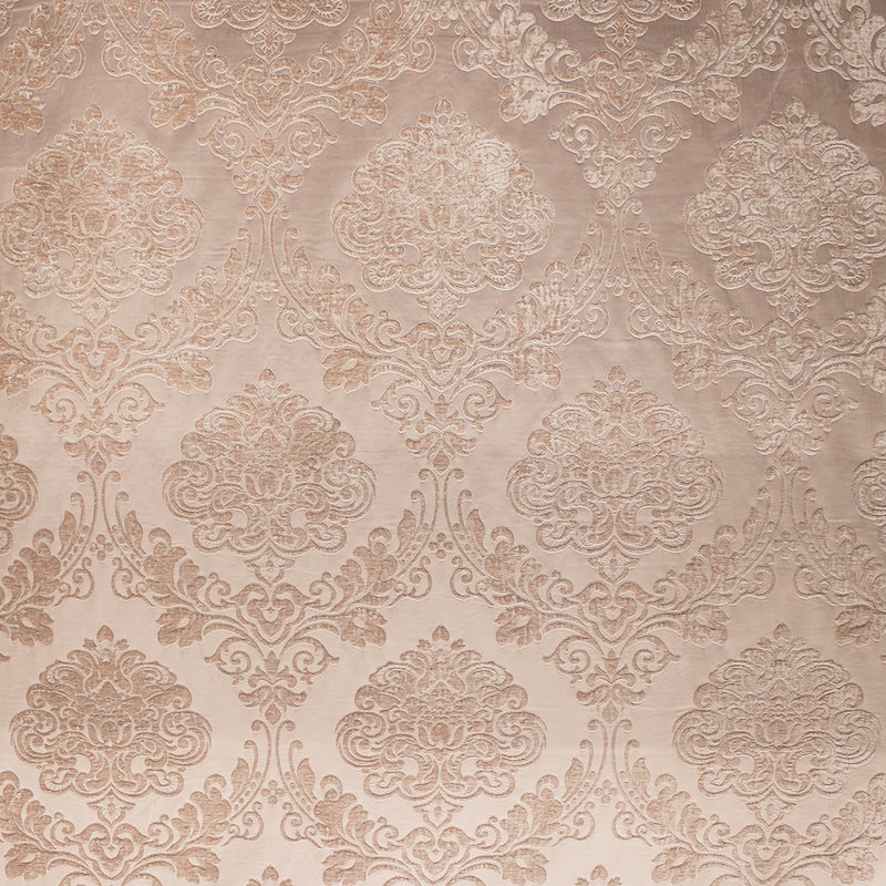 Tonal Damask Chenille | Casino Fabric, Blush