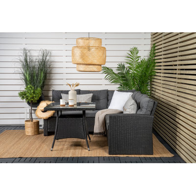Severin 4 Seater Rattan Corner Sofa Set