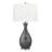 Cinisello 30" Charcoal Grey and Light Grey Table Lamp with USB Port