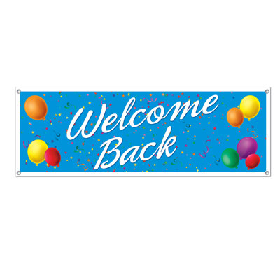 Bannière arrière welcome