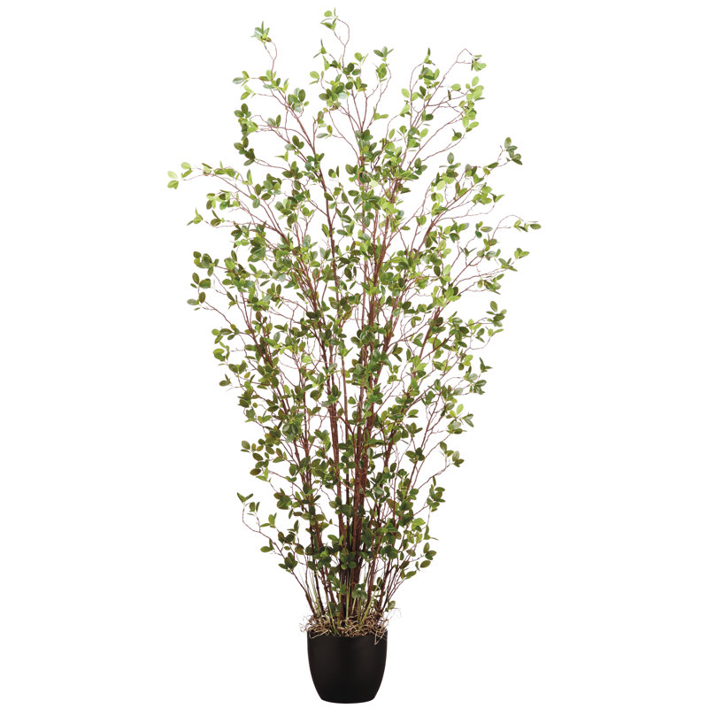 72'' Faux Mini Leaf Plant in Pot
