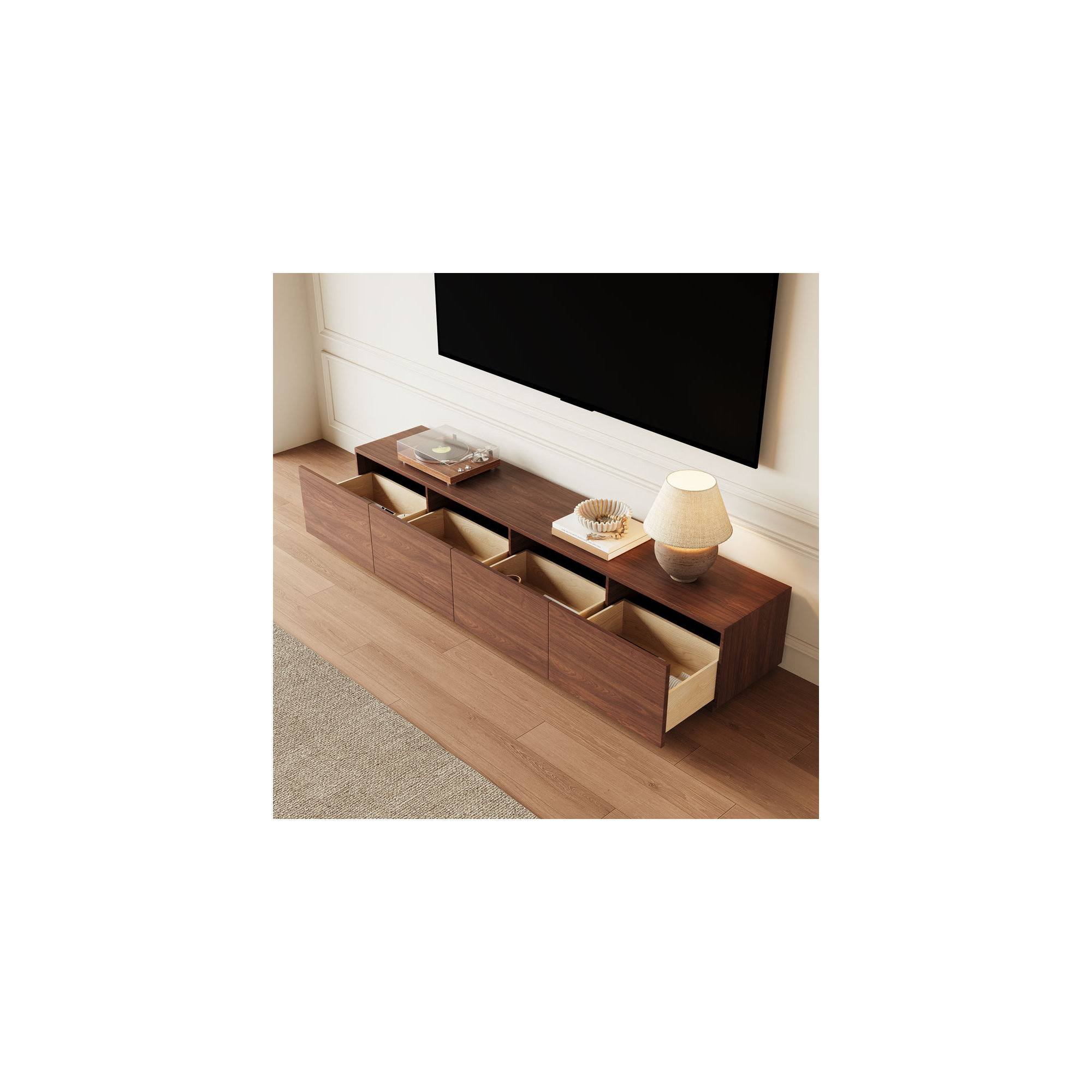 78" Minimalist Media Console