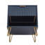 Table de chevet bleu nuit-26692520