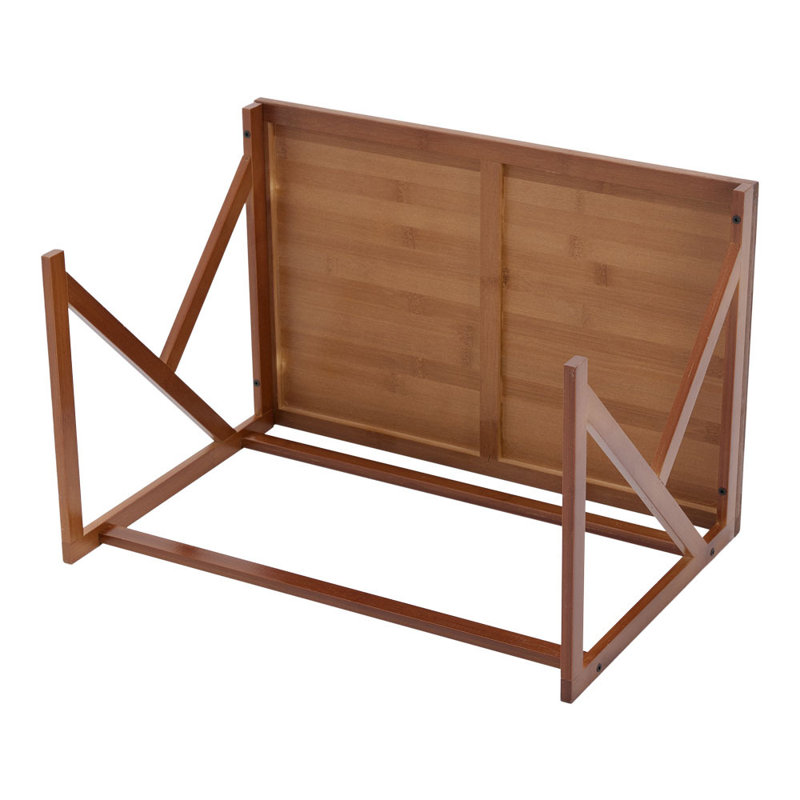 Freestanding Wood Spice Rack, Brown