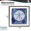Dollar de sable blanc sur cadre flottant indigo, design par Patti Bishop-2129495747-2129495757