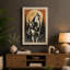 Wolf Beneath the Moon Rustic - Wrapped Canvas-1086212175-1086212170