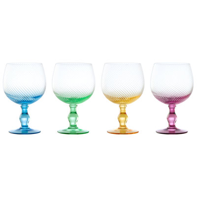 Tourbillon 23,75 oz Ensemble de verres à pied en verre