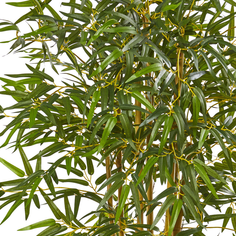 Arbre de bambou artificiel en pot, H 72 po x l 36 po x P 36 po