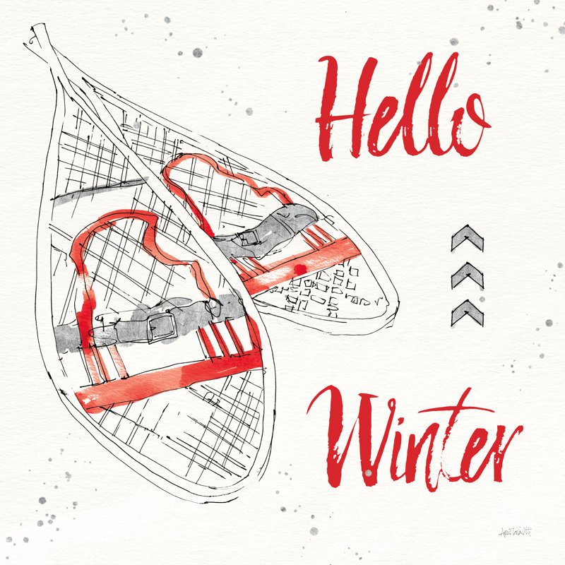 Winter Fashion, H 12 po x l 12 po, Non, Toile tendue
