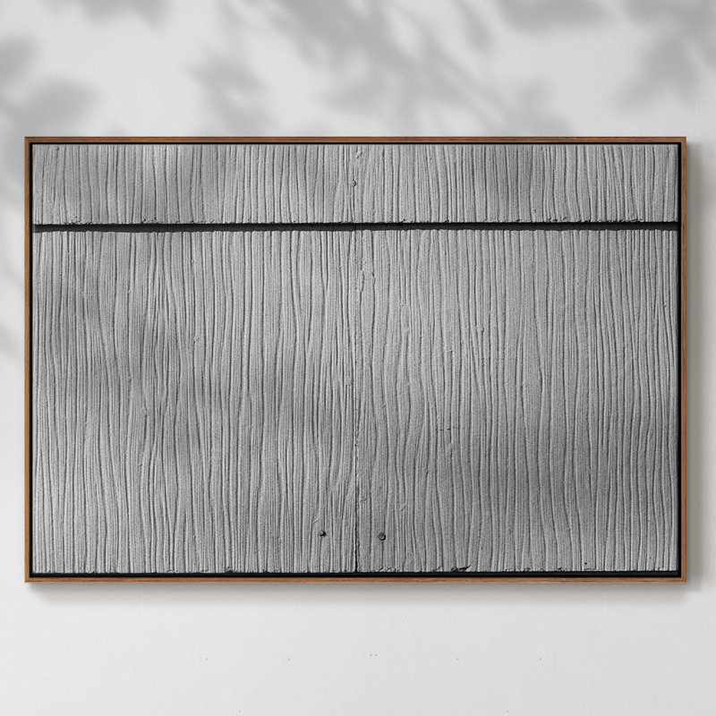 Found Textures I - Toile encadrée de qualité supérieure - prête à être accrochée, H 17 po x l 25 po x P 2 po