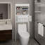 Armoire au-dessus de la toilette Madrid, double porte, deux tablettes blanc-706039539