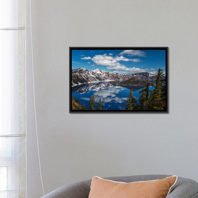 « crater lake », reproduction de photo sur toile