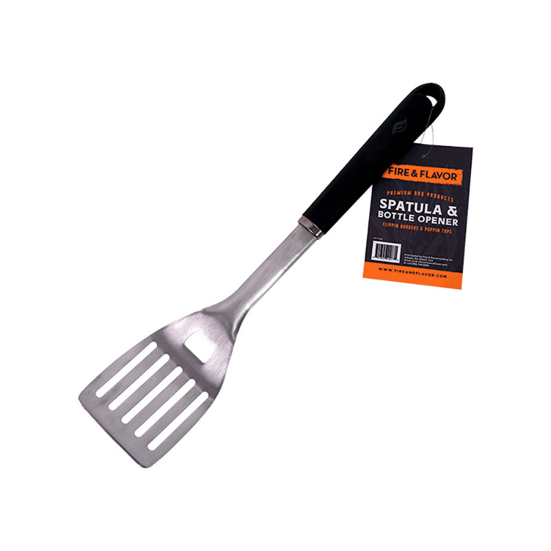 Spatule à poignée en bois Fire & Flavour avec ouvre-bière