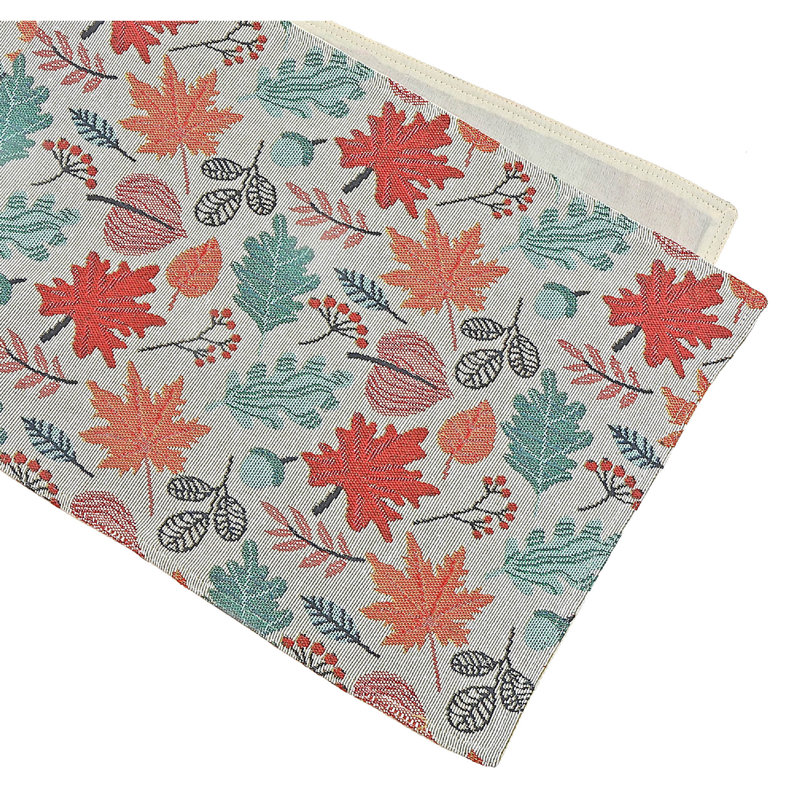 Chemin de table tapisserie (feuilles tombantes) (54 po)
