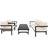 Multi-Person Outdoor Steel Sofa Set with Coffee Table – Curved Design, Waterproof, Rust & UV-Resistant-218510815