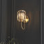 Ampelius Steel And Glass Armed Sconce-91291136
