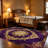 1PC Deep Purple Metallic Gold Vintage Boho Mandala Persian Floral area rugs for Living Room, Soft, All seasons, Easy-maintain, Washable Indoor mat, Farmhouse suitable for for dining table, entryway, bedroom...-1870604056