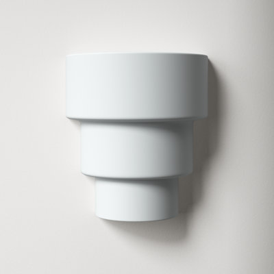 Alvera 2-Light Dimmable Ceramic Flush Mount Sconce