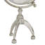Globe terrestre en aluminium avec base trépied