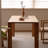 Skelsmergh Cherry Solid Wood Top Dining Table-1099822495-1099822494