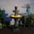 Water Fountain Resin Rock-Style Cascading For Outdoor Spaces With Leds
