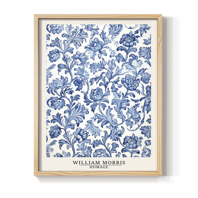 Imprimé encadré - Bois massif, Naturel, 15" H x 12" W