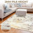 Polston Faded Traditional Rustic Medallion Border Machine Washable Indoor Rug-1115885785