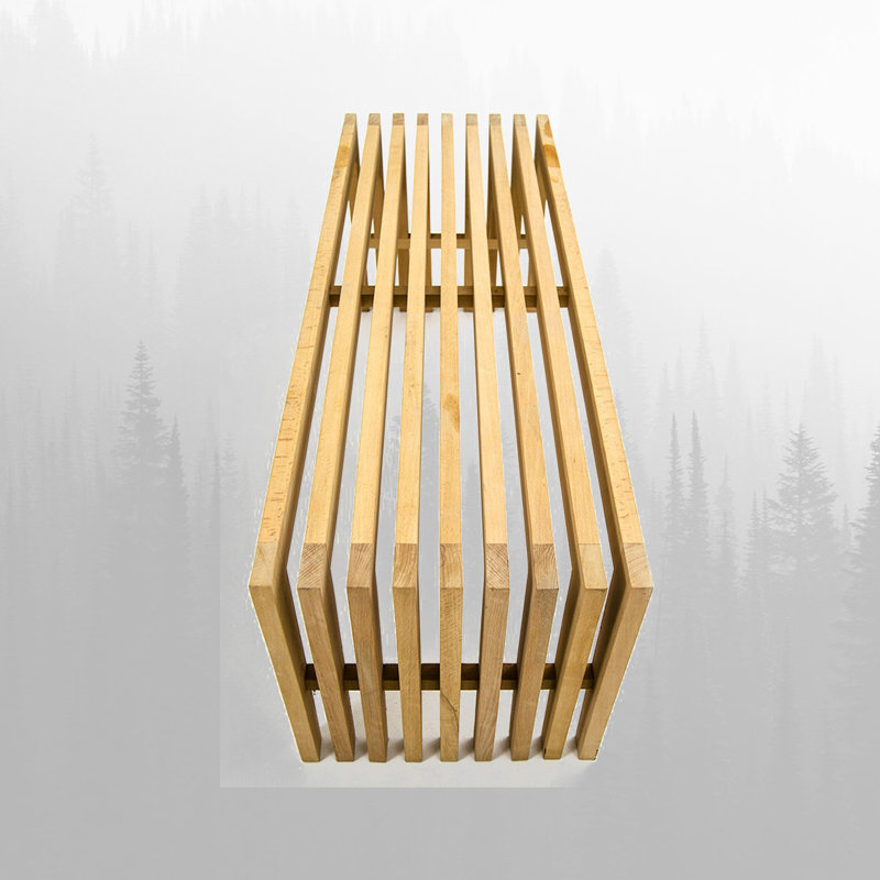 Dieke Solid Wood Bench, H45 x W120 x D36cm