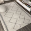 Tapis crème / gris Farnborough Moroccan Beni Souk-2055492034