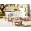 CERRETO Wood Outdoor Armless Lounge Chair-100842170