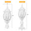 Luminaire suspendu transparent câblé 3 lumières H 21,6 po-927309275