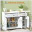 Buffet 2 portes à poignée carrée en bois massif-929081780