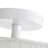 3- Milk white dimmable glass iron ceiling light